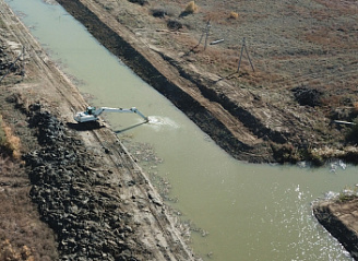 Мероприятия по расчистке на магистральном канале»